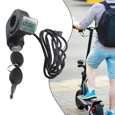 High Quality Material ScooterIgnition Lock Auto Accessories ABS Convenient - Image 1 of 4