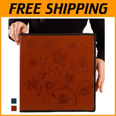 Álbum de fotos magnético con cubierta de cuero vintage Foto 1 de 4