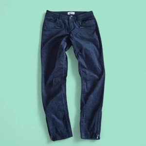 Country Road Size 8 Pants Jeans Black Stretch Velvet Mid Rise Skinny Pockets W30 - Picture 1 of 7