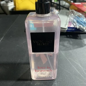 VICTORIA'S SECRET LOVE IS HEAVENLY BODY MIST 8.4 FL OZ Used Half Full - Picture 1 of 4