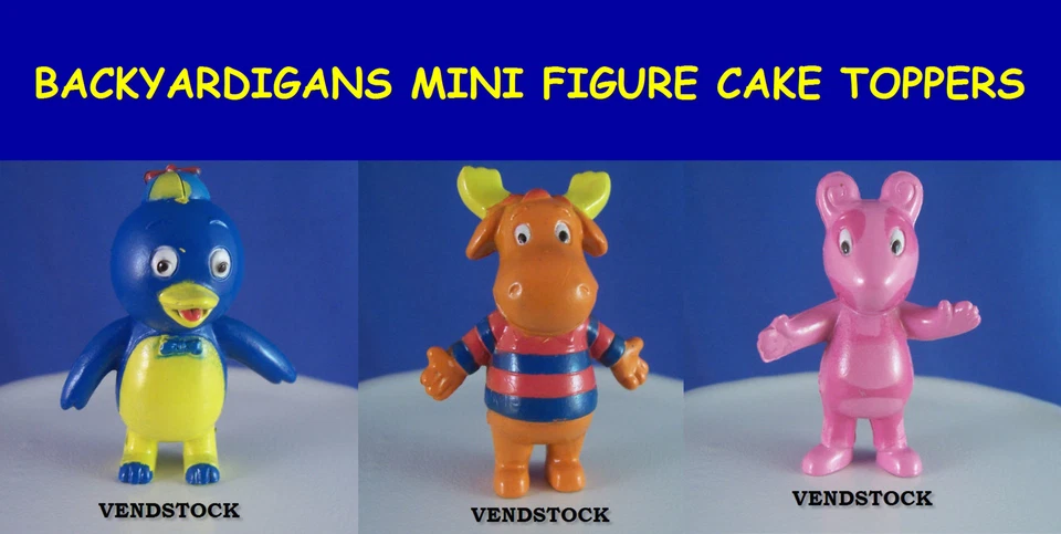 NEW BACKYARDIGANS MINI FIGURE CAKE TOPPERS PABLO TYRONE & UNIQUA YOU PICK ONE!