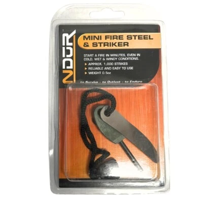 Mini Fire Steel & Striker NDUR - 0,5 OZ Foto 1 de 2