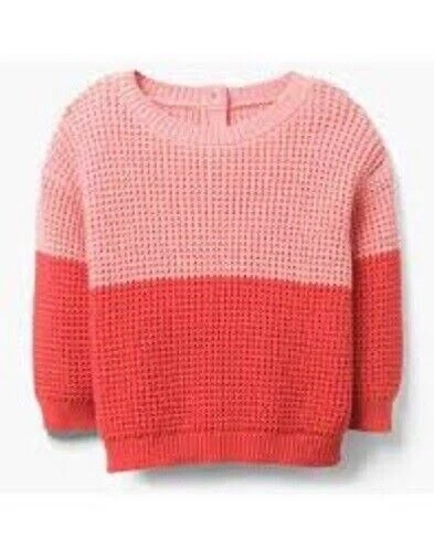 Suéter tejido melocotón colorido Gymboree bebé niña nuevo con etiquetas (160) talla 2T Foto 1 de 4