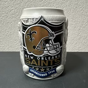 New Orleans Saints Miller Lite beige Becher Stein 3D Fußballspieler - Bild 1 von 6