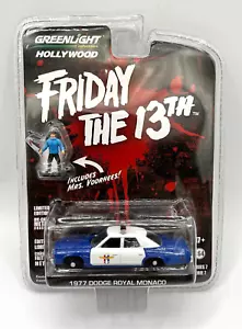 Greenlight Hollywood Friday The 13th 1977 Dodge Royal Monaco Car w Mrs Voorhees - Picture 1 of 6