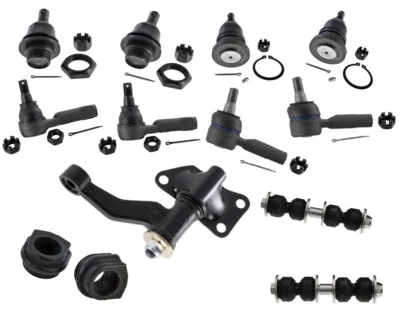 Kit de dirección de 13 piezas rótulas barras de amarre extremos barra estabilizadora enlace para Nissan Xterra SE Foto 1 de 4