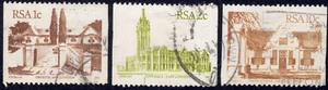 1982-87 South Africa-SC# 602-605-City Hall, East London-3Different Stamps-Used-1 - Picture 1 of 2
