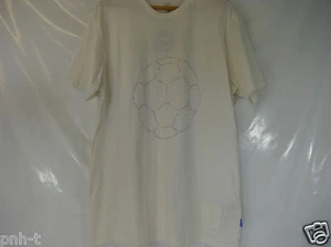 ADIDAS WORLD CUP 2010 SOUTH AFRICA T-SHIRT CREAM BNWT SIZE L XL DEAD STOCK - Picture 1 of 5