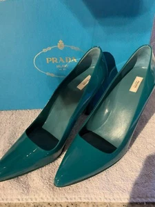 PRADA Damen Schuhe Shoes - Turchese / Türkis - Größe: 38,5 - Bild 1 von 5