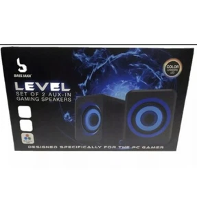 Gaming Speakers Set Of 2 Led Color Changing (FREE SHIPPING) - Picture 1 of 3
