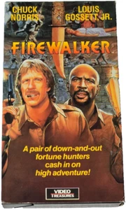 Video Treasures Chuck Norris Louis Gossett Jr 1986 "Firewalker" Film VHS Kassette - Bild 1 von 4