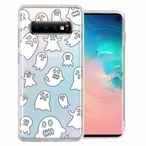 For Samsung Galaxy S10 Plus Halloween Spooky Ghost Double Layer Phone Case - Picture 1 of 1