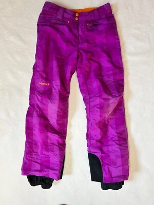 Pantalones de esquí de nieve aislados MARMOT para niños talla L 10-12 excelente estado brillantes Foto 1 de 4