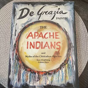 DE GRAZIA PAINTS, THE APACHE INDIANS AND MYTHS OF THE CHRICAHUA APACHES - Foto 1 di 10