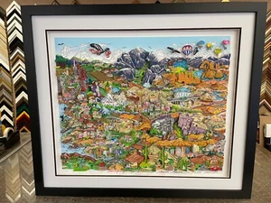 Charles Fazzino 3D Artwork O Beautiful for Spacious Skies Deluxe Edition S/N - Picture 1 of 9