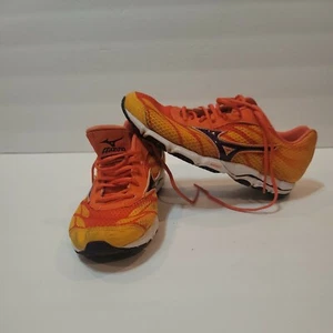 Mizuno Wave Hitogami Womens W6 Running Shoes Orange Low Top 410741.2U6B - Picture 1 of 3