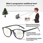 Light Blocking Glasses for Women & Men Progressive Multifocus Reading Glasses