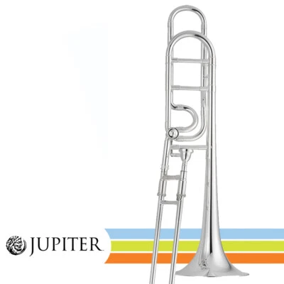 Trombón Jupiter JTB1150FOSQ Performance Bb plateado accesorio F con estuche Foto 1 de 3
