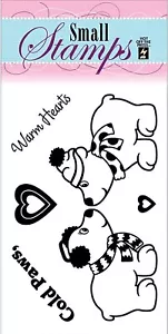 EISBÄREN KLEINE STEMPEL SET HOTP 1127 Winterstanzen Sammelalbum Kartenherstellung - Bild 1 von 3