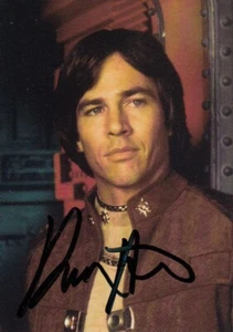 BATTLESTAR GALACTICA DELUXE (1996) - RICHARD HATCH (CAPTAIN APOLLO) AUTOGRAPH - Picture 1 of 2