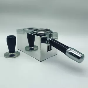 Tamperstation Alu poliert Siebträger BFC LAMARZOCCO ECM ROCKET E61 Geschenk - Bild 1 von 4