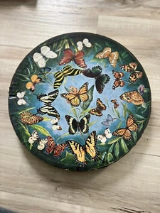 Vintage 1966 Springbok Circular Puzzle Butterflies Jean Zallinger C924 Complete - Picture 1 of 15