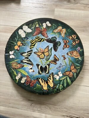 Vintage 1966 Springbok Circular Puzzle Butterflies Jean Zallinger C924 Complete - Image 1 of 4