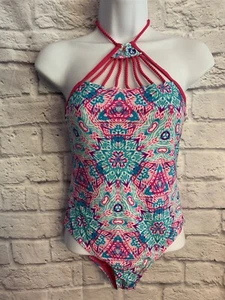 NWT! Vigoss Girls Multicolor One Piece Swimsuit Size 14 #101 - Picture 1 of 5