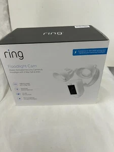 Ring 1080p HD Flutlichtkamera - Weiß (ITR14356/57) - Bild 1 von 6