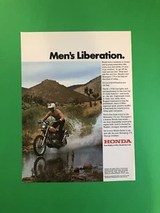1971 HONDA SL-175 K1 SL 175 MOTOSPORT ORIGINAL VINTAGE PRINTED AD ADVERTISEMENT - Picture 1 of 1
