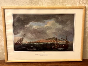 Wall Art View Of The Port Of Cette In Languedoc 1757 By Joseph Vernet Framed - Picture 1 of 23