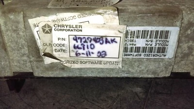 2001 Dodge Caravan or T&C ecm ecu computer 4727403AK - Image 1 of 2