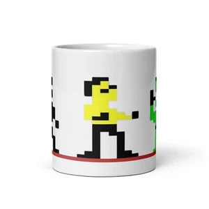 BRUCE LEE , ATARI COMMODORE  Mug - 11 Oz Coffee Mug - BEST GIFT FOR RETRO FAN - Picture 1 of 8