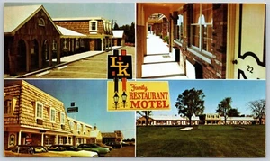 Postcard Ohio OH L-K LK Family Restaurant Motel Penny Pincher Inns - Picture 1 of 2
