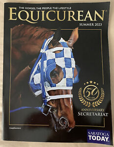 2023 Equicurean Magazine, Secretariat 50th Anniversary Triple Crown, Saratoga