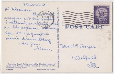 1962 Tavares Florida FL Lake County Machine Cancel Postal History Cover - Image 1 of 2