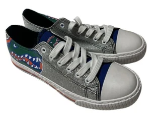 Florida Gators NCAA Womens Low Top Glitter Canvas Sneakers Shoes Womens Sz 9 - Picture 1 of 5