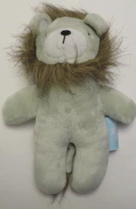 Max Studio Baby Lion Plush Soft Toy Gray Green 10" Excellent Condition - Picture 1 of 2