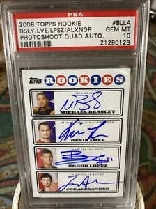 Topps M. Beasley Kevin Love 2008/B. Lopez Rookie RC Auto PSA 10 POP 6 - Imagen 1 de 3