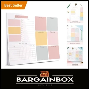 Productivity-Boosting 52 Week Planner Notepad - Daily To-Do & Habit Tracker - Picture 1 of 8