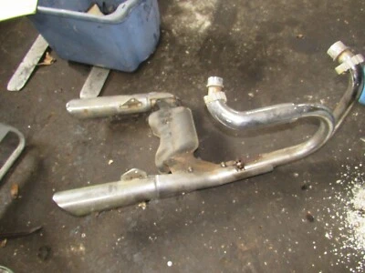 1985 honda vt500 c shadow exhaust muffler pipe - Image 1 of 3