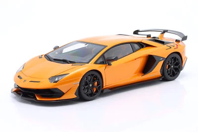 New AUTOart Lamborghini Aventador SVJ 1:18 Model Car Orange 79218 KidBX - Photo 1/4