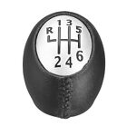 PU Leather 6 Speed Gear Shift Knob For Renault Megane Clio Laguna Scenic Opel