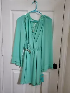 Women's Mint Green Juniors Large Dress - Picture 1 of 7