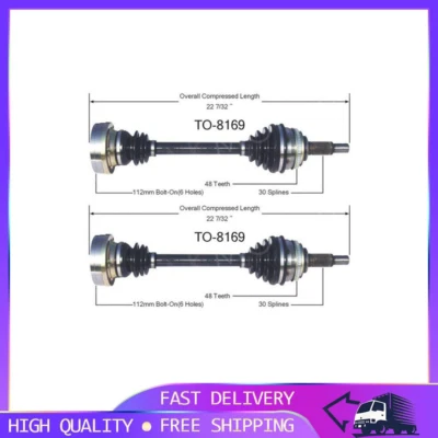 Pair of Front CV Axles Set 2x For 1999-2001 Lexus RX300 FWD PG - Image 1 of 3