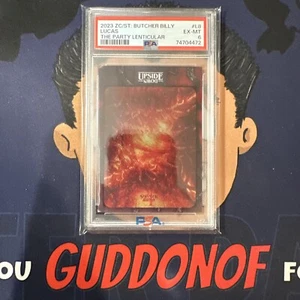 PSA 6 EX COMO NUEVO 2023 Zerocool Stranger Things LUCAS L8 The Party Lenticular - Imagen 1 de 4