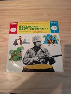 1955 Walt Disney/Ballard of Davy crockett/columbia records/j-242/78/ - G Vinyl - Imagen 1 de 13
