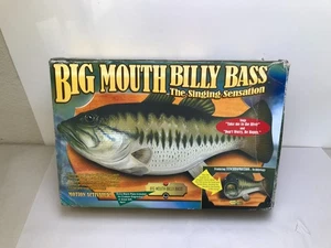 Big Mouth Billy Bass The Singing Sensation 1998 Gemmy Vintage - Imagen 1 de 1