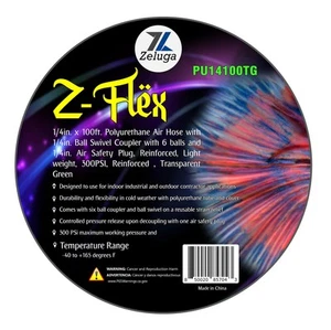 Zeluga Z-Flex Industrial Interchange with Ball Coupler and Air Safety Plug Re... - Picture 1 of 9