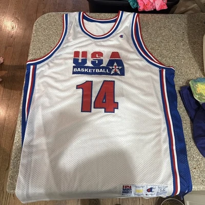 Camiseta de baloncesto de Estados Unidos Charles Barkley #14 campeón talla 56 Foto 1 de 2